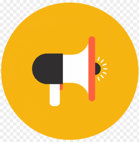 megaphone flat - town hall meeting Clean Background Isolated PNG Icon