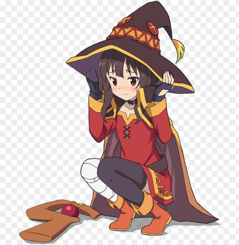 megumin uchi hime 6 - megumin hat Isolated Icon in HighQuality Transparent PNG