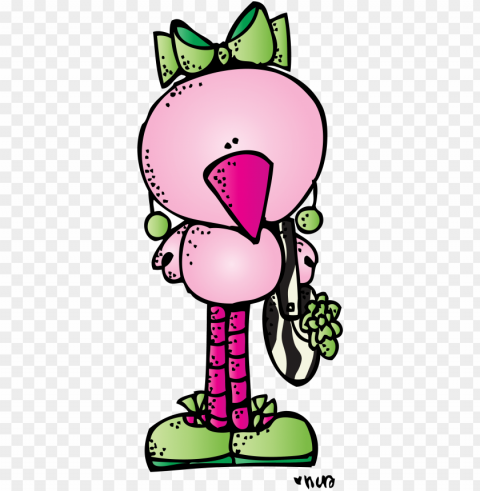 Melonheadz Flamingo PNG Image With Transparent Isolated Graphic