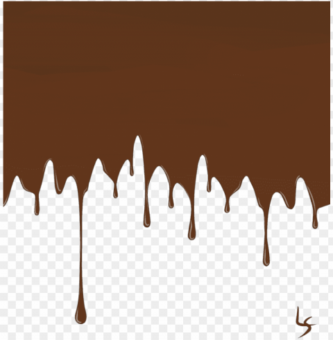 melted chocolate by lis banner black and white library - melted chocolate vector Isolated Artwork with Clear Background in PNG