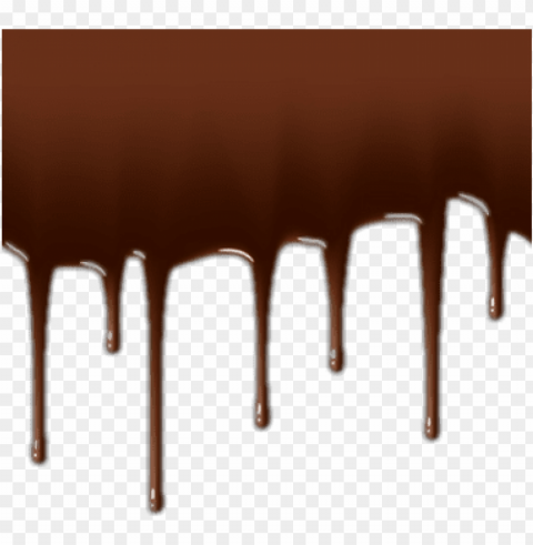 melted chocolate drippi Clear background PNGs
