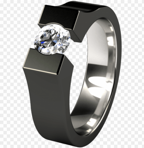 mens black engagement rings mens black diamond wedding - black diamond ring ma Clear Background PNG Isolated Element Detail