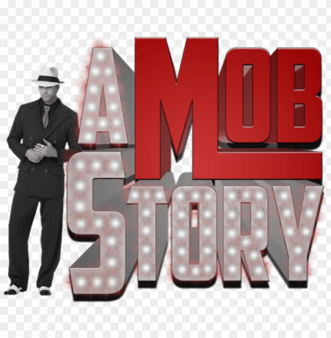 men's mob boss costume PNG for educational use