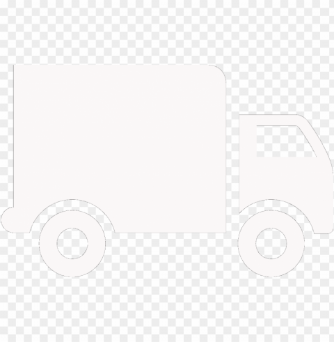 menu icon original - delivery truck white icon PNG files with transparent canvas collection
