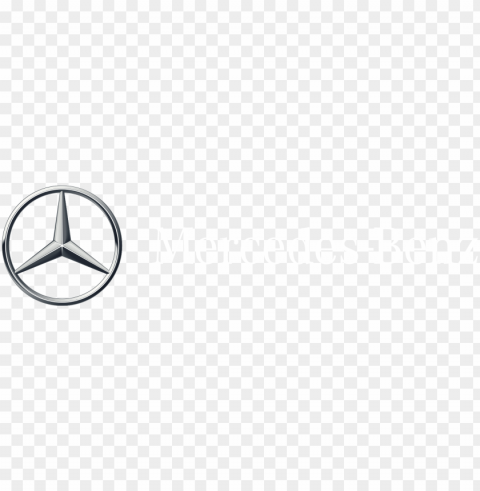 mercedes-benz logo - mercedes white logo Isolated Icon on Transparent PNG