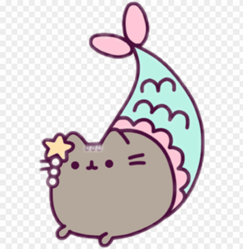 mermaid pusheen coloring pages PNG images with clear backgrounds PNG transparent with Clear Background ID b27d9912