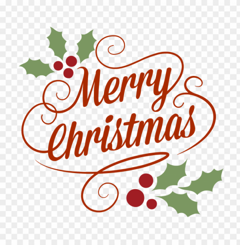 merry christmas classical vintage sign Transparent PNG Isolated Subject Matter