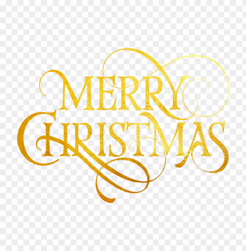 merry christmas gold PNG transparent images for websites