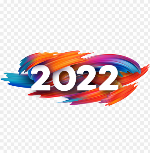 happy new year 2022 Isolated Icon on Transparent Background PNG