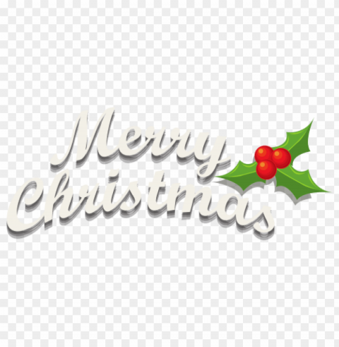 Merry Christmas Mistletoe Transparent PNG Picture