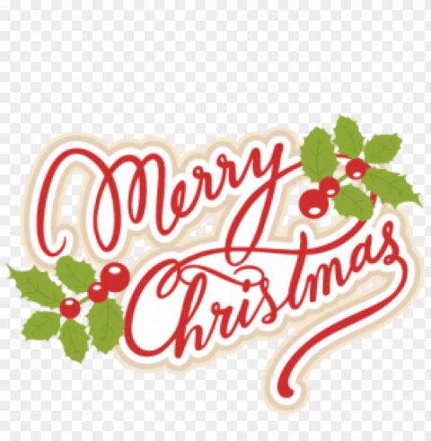 merry christmas playful text Transparent PNG pictures for editing