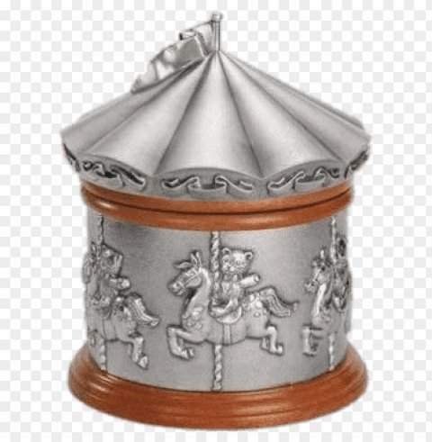 merry go round music box royal selangor PNG Image with Transparent Background Isolation