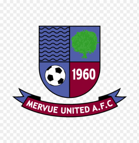 mervue united afc vector logo PNG photo with transparency