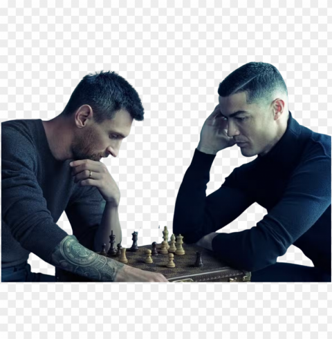 Messi and Ronaldo Chess FIFA World Cup Qatar 2022 HighResolution Transparent PNG Isolated Element - Image ID fd87673a