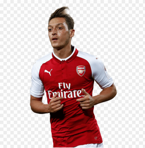 mesut Özil Isolated Element on Transparent PNG