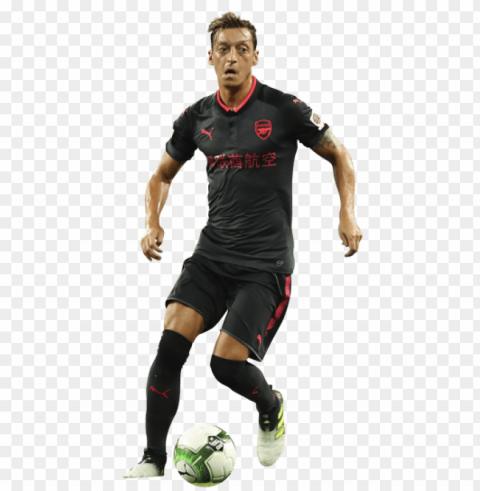 mesut Özil Isolated Element with Clear Background PNG