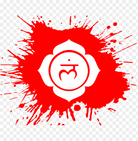 meta blog - root chakra meditatio ClearCut Background Isolated PNG Design