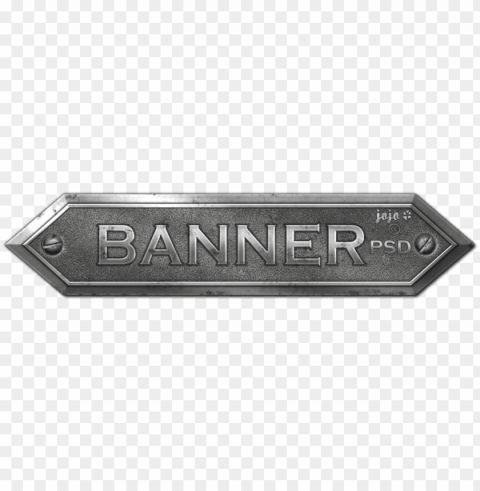 metal banner Transparent PNG graphics complete archive