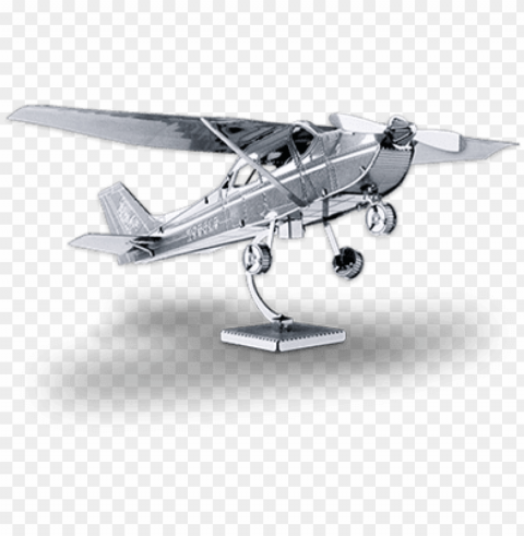 metal earth cessna 172 skyhawk 3d puzzle micro model PNG for overlays