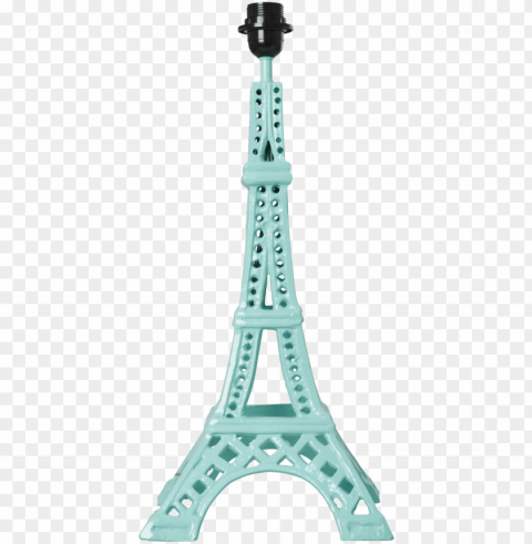 metal eiffel tower table lamp in mint - turquoise eiffel tower lam PNG images with transparent canvas comprehensive compilation