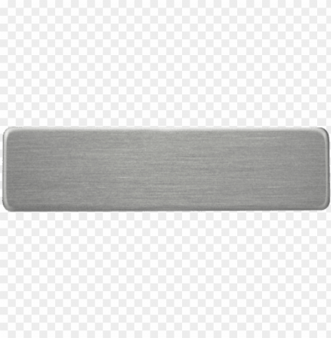 metal name plate - blank silver metal name plate Isolated Subject with Clear Transparent PNG