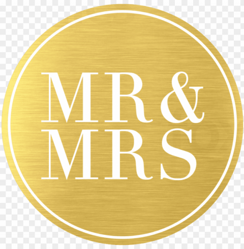metallic mr and mrs gold - mr and mrs High-quality transparent PNG images