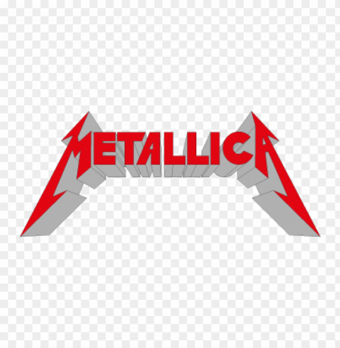 metallica band eps vector logo free Transparent PNG Isolation of Item