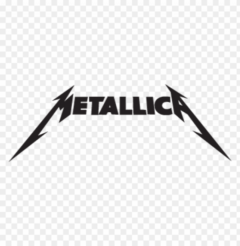 metallica logo vector free Isolated Icon on Transparent Background PNG
