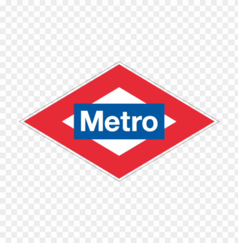 metro madrid vector logo download PNG with transparent background free