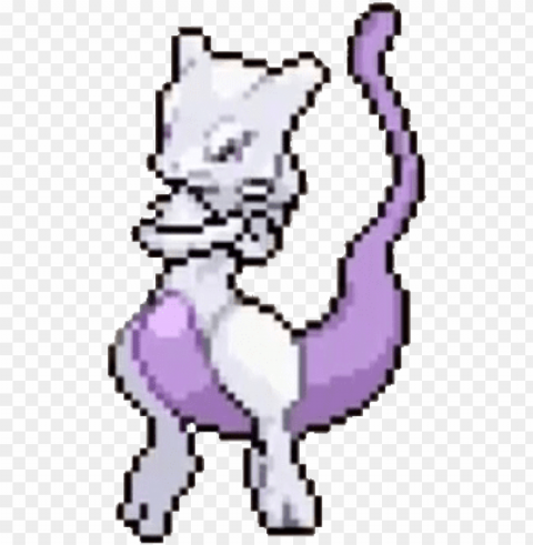 mewtwo sprite PNG images with transparent space