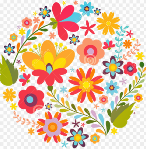 mexican mexico beautiful colorful flower - mexican flowers vector Clear PNG graphics free
