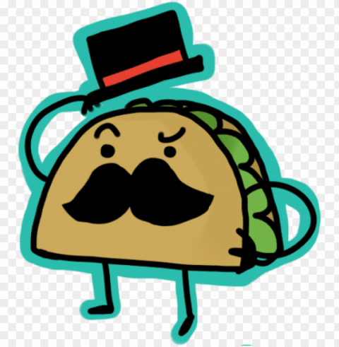 mexican taco in cartoon style on - cartoon taco HighResolution PNG Isolated on Transparent Background