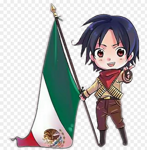 #mexico #hetalia - cartoo Isolated Element on Transparent PNG
