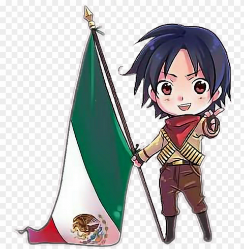 Mexico Hetalia - Cartoo Isolated Element On Transparent PNG