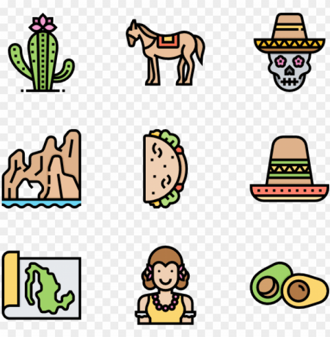 mexico symbols - human resource vector Transparent Background PNG Isolated Icon