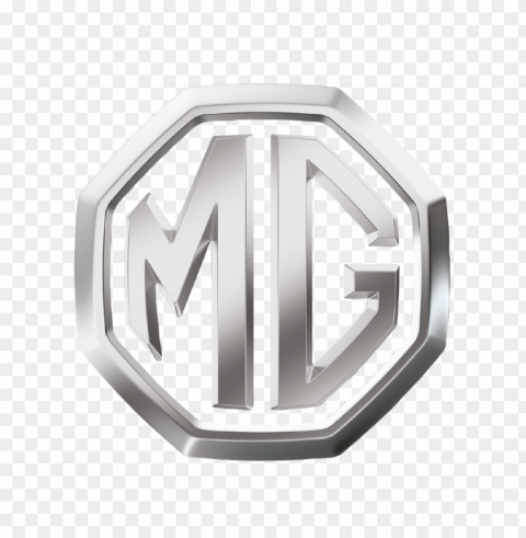 MG logo Silver Transparent PNG pictures complete compilation