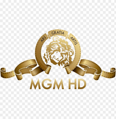 mgm hd uk - logo metro goldwyn mayer Alpha channel transparent PNG