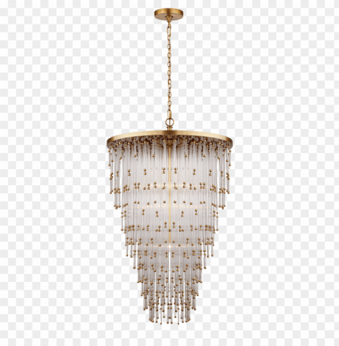 mia large chandelier in clear glass - mia large pendant - brassglass - visual comfort PNG with transparent overlay PNG transparent with Clear Background ID 8efcd7c4