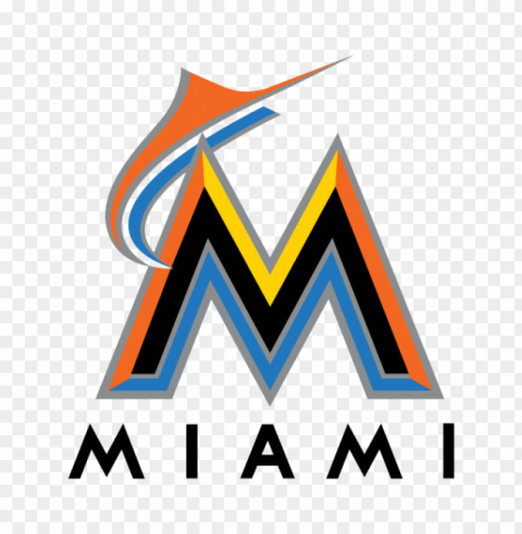 miami marlins logo vector download Clear Background PNG Isolated Illustration