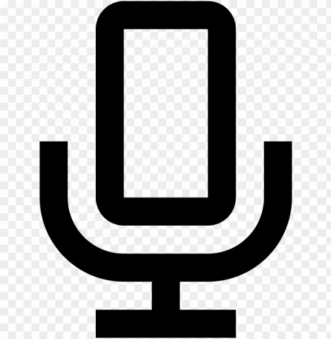 mic icon - windows 10 microphone icon Isolated Object on Clear Background PNG