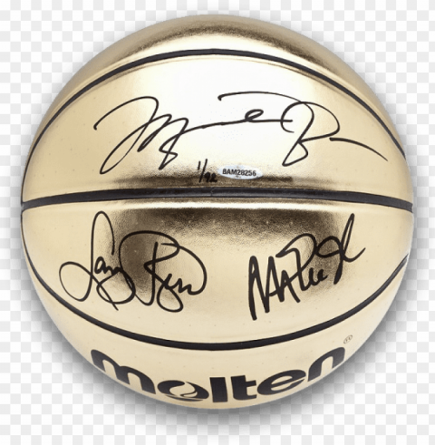 michael jordan signed gold basketball Free PNG images with alpha channel