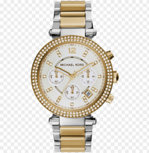 michael kors parker mk5626 watch Transparent PNG Isolated Subject