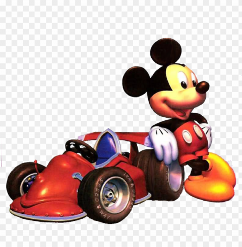 mickey clipart race car - mickey speedway usa kart Transparent PNG images complete package