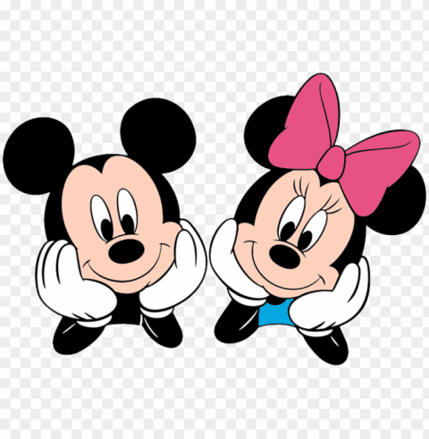 Mickey Minnie Faces - Mickey And Minnie Mouse Face PNG Images With Clear Backgrounds