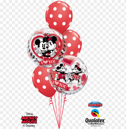 mickey & minnie polka dots - mothers day balloons PNG files with clear background bulk download