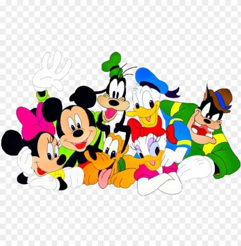 mickey mouse and friends birthday - disney mickey mouse and friends PNG Image with Isolated Artwork