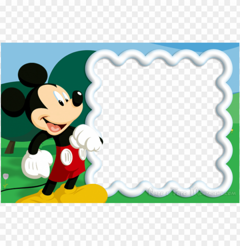 mickey mouse birthday mickey mouse clubhouse party - molduras do mickey para convite de aniversario PNG graphics with alpha transparency broad collection