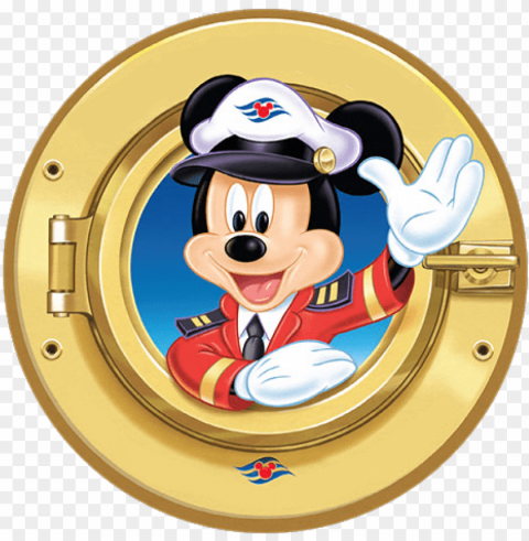 mickey mouse clipart captain - mickey mouse Clean Background Isolated PNG Character