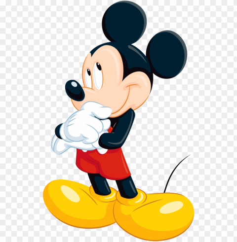 mickey mouse clipart transparent - mickey mouse disney ClearCut Background Isolated PNG Graphic Element