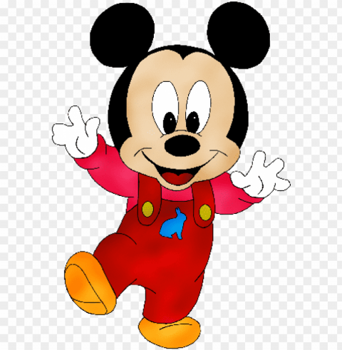 mickey mouse disney clipart - baby mickey mouse red PNG images without licensing